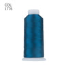 80-Color Polyester Embroidery Thread Set with Large 4000m Spools
