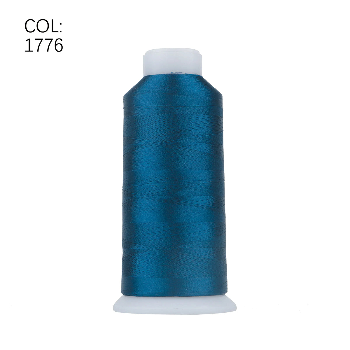 80-Color Polyester Embroidery Thread Set with Large 4000m Spools