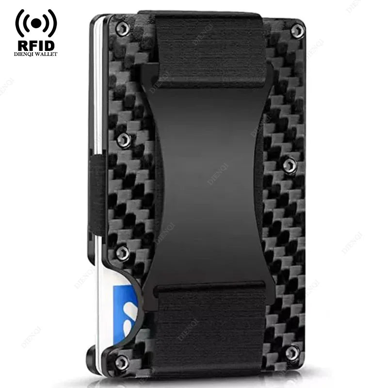 Slim RFID-Blocking Aluminum Wallet