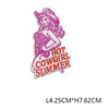 Embroidered Iron-On Patch with Cute Emblem Design