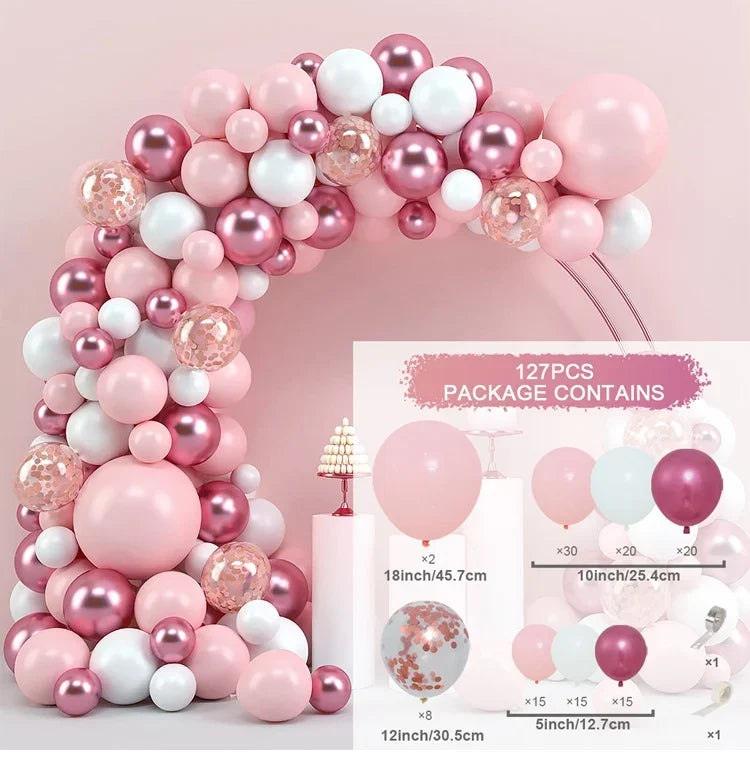 Latex Balloon Garland Arch Kit for Birthday Parties