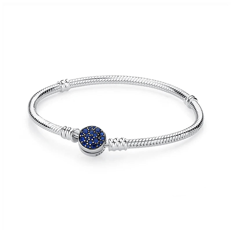 925 Sterling Silver Heart Charm Bracelet