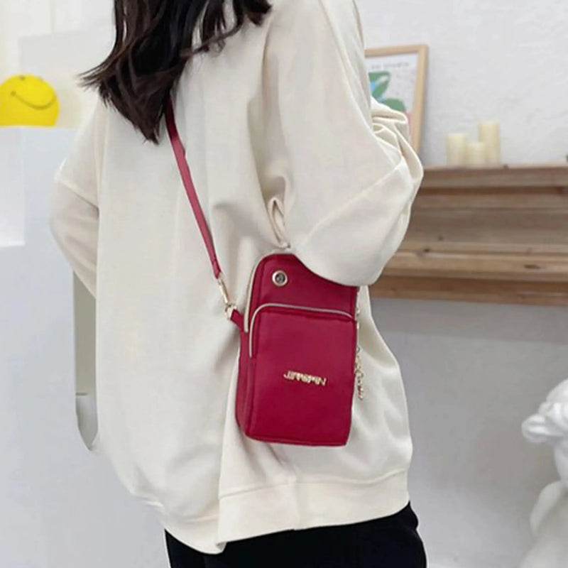Compact Oxford Crossbody Bag