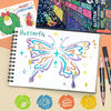 Dual-Tip Glitter Brush Markers