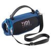 Blue JBL Charge 6 protective case set with hard EVA shell and silicone cover