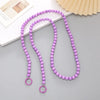 Handcrafted Beaded Phone Lanyard with Earth Tone Acrylic Accents