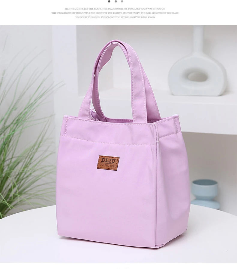 Insulated Lunch Bag with Top Handle for Work