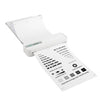A white thermal paper sheet is shown next to a printer, ready for quick-drying printing.