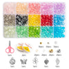 28-Color Glass Bead Jewelry Making Kit