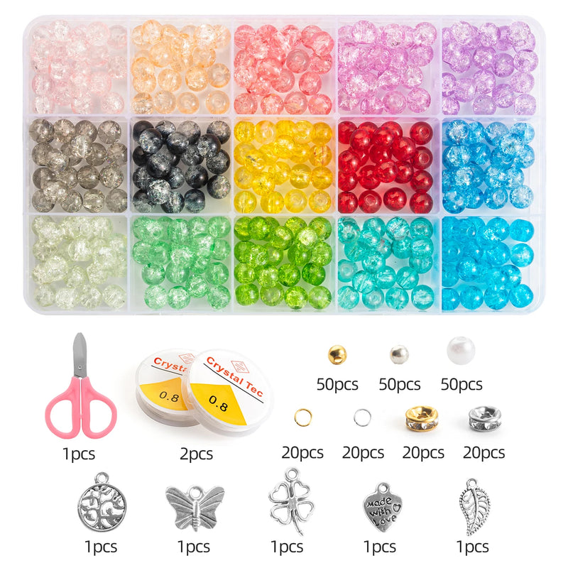 28-Color Glass Bead Jewelry Making Kit