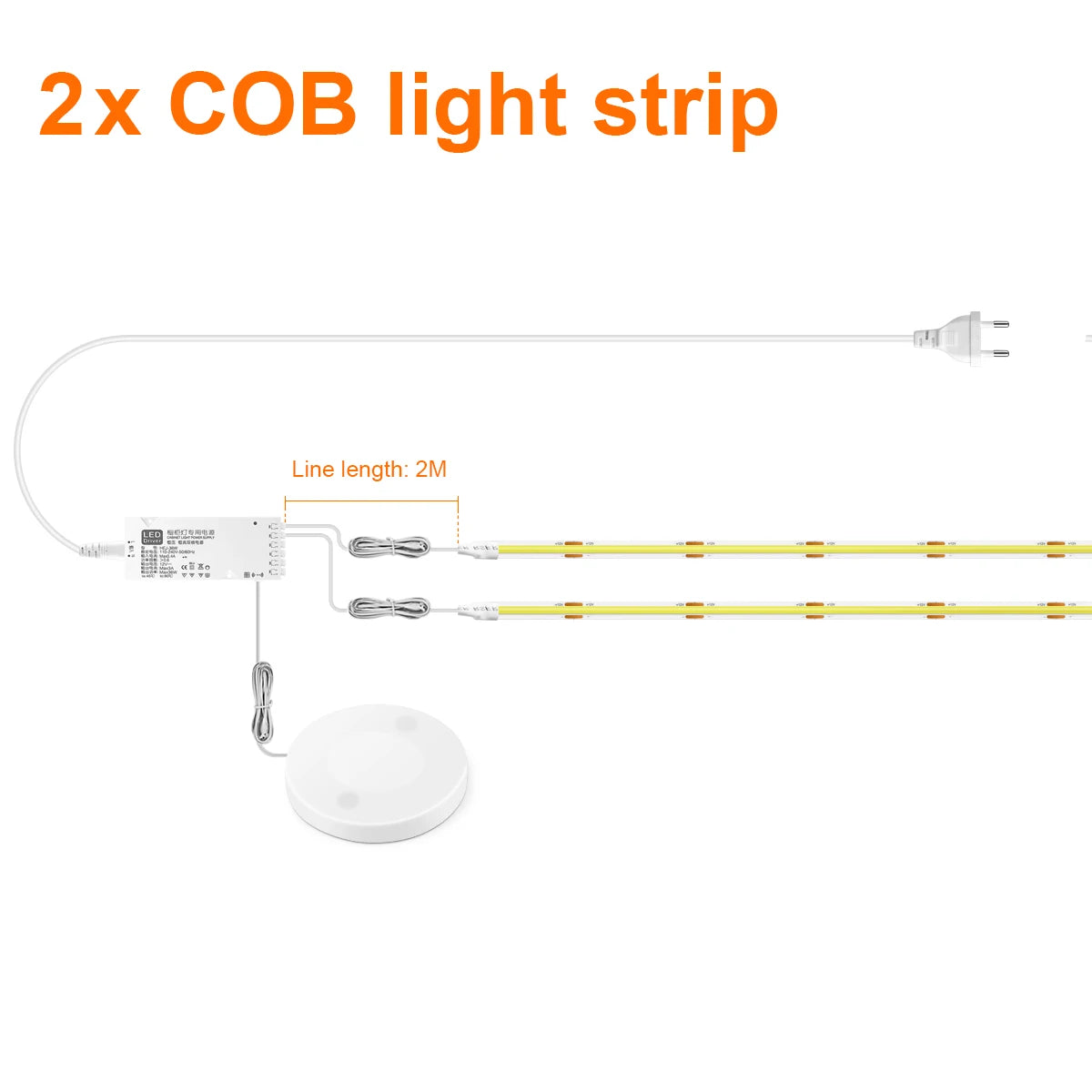 Touch Sensor Under Cabinet LED Strip Lighting