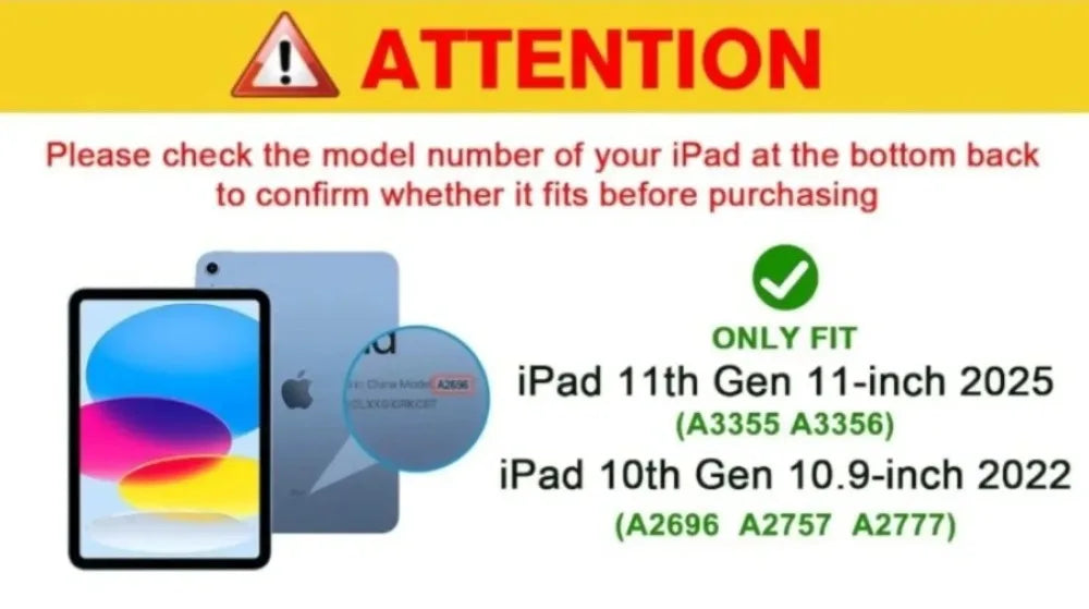 Slim Trifold Case for iPad 10th & 11th Generation with Pencil Holder