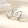 Cubic Zirconia Hoop Earrings