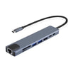 8-in-1 USB-C Hub with 4K HDMI, Gigabit Ethernet, and SD/TF Card Reader