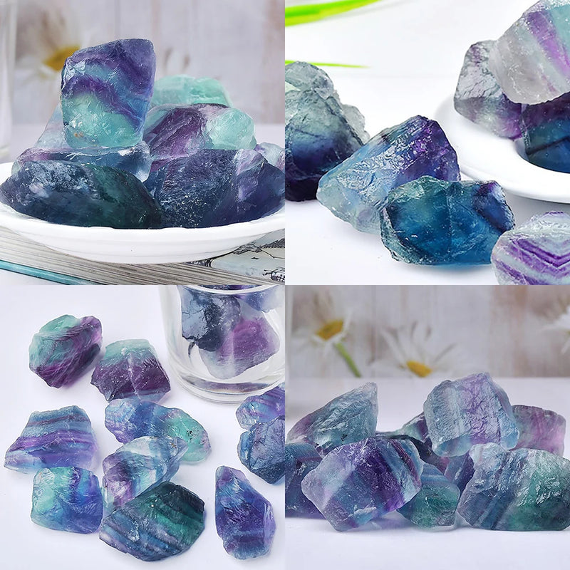 Natural Fluorite Crystal Rock Specimen