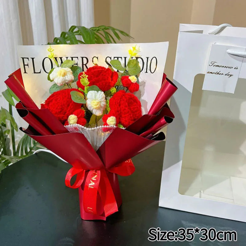Handmade Crochet Flower Bouquet – Everlasting Gift for Any Occasion