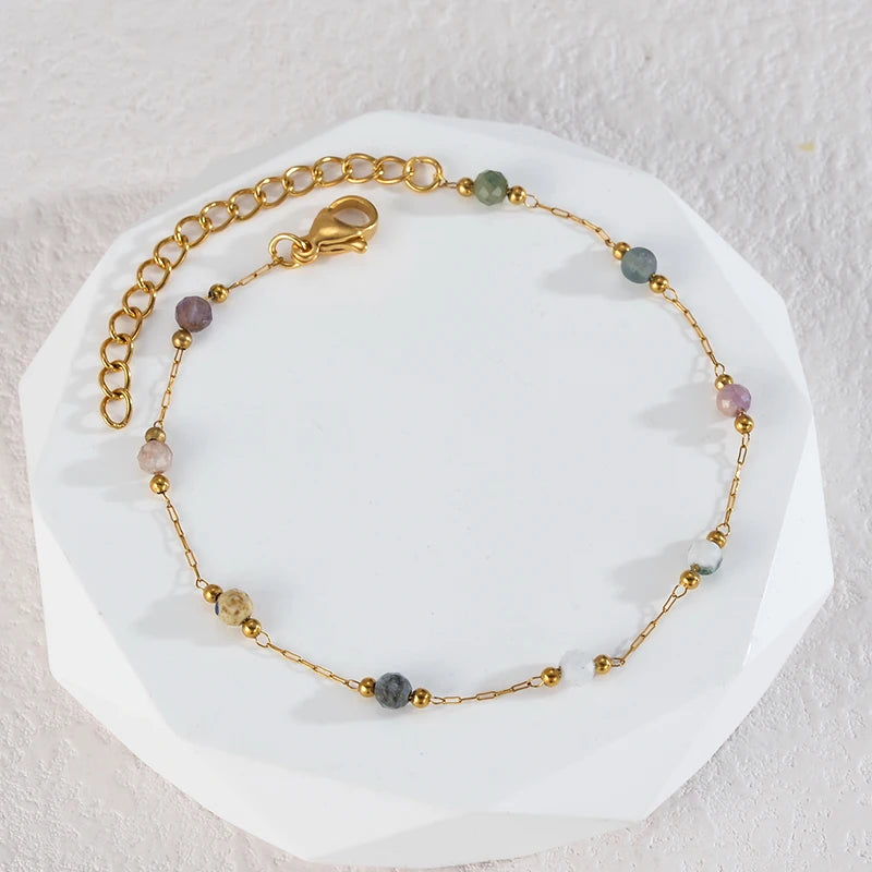 Natural Stone Beaded Jewelry Set