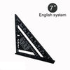7-Inch Aluminum Alloy Triangle Speed Square Ruler