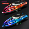 High-Speed Remote Control Speedboat with Double Propellers