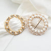 Crystal Rhinestone Scarf Ring Clip for Shirts and Scarves
