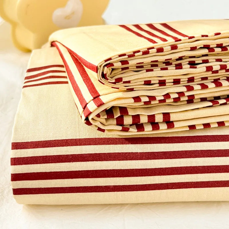 Organic Cotton Percale Bed Sheet Set with Pillowcases