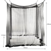 Elegant lace canopy mosquito net draped over a bed frame, measuring 190cm long and 240cm high.