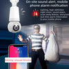 Smart Bulb Security Camera with Night Vision