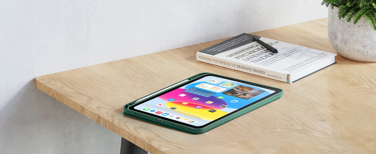 Slim Protective Case for iPad 11th Generation with Pencil Holder