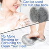 Wall-Mounted Shower Scrubber with Suction Cups