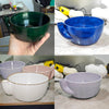 Self-Spinning Fruit & Vegetable Washer Bowl with Drain Holes