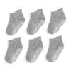 Baby Cotton Anti-Slip Socks (6-Pack) for Toddlers
