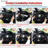 Glitter Butterfly Steering Wheel Cover – Waterproof & Non-Slip