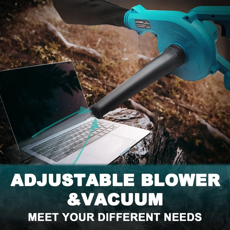 Cordless 18V Leaf Blower with Adjustable Nozzle