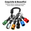 1/4" Hex Quick-Change Screwdriver Bit Holder with Keychain