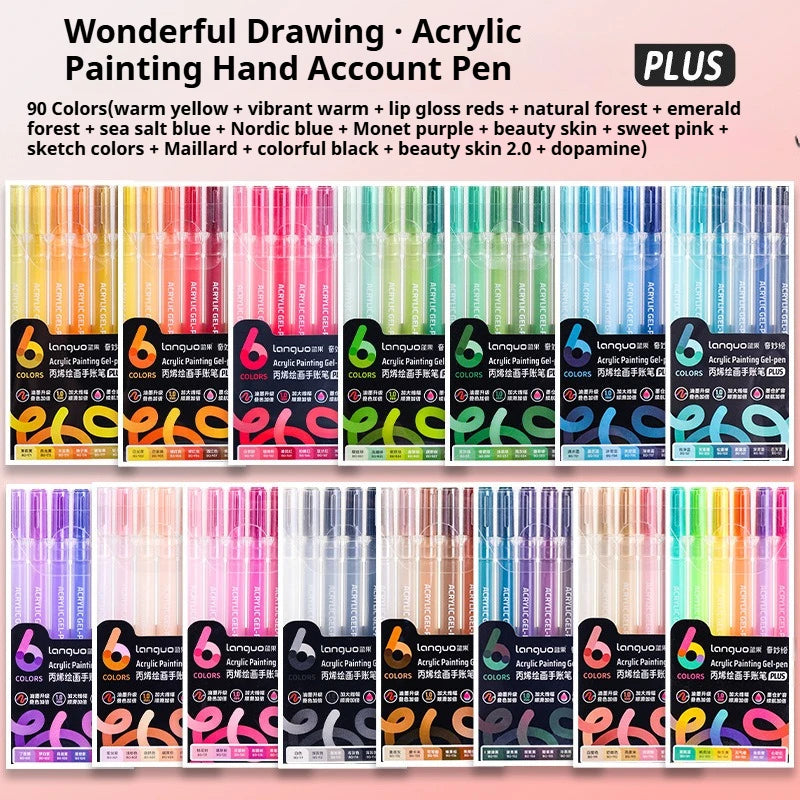 Vibrant Gel Pen Set – Smooth Writing for Art, Notes & Journaling
