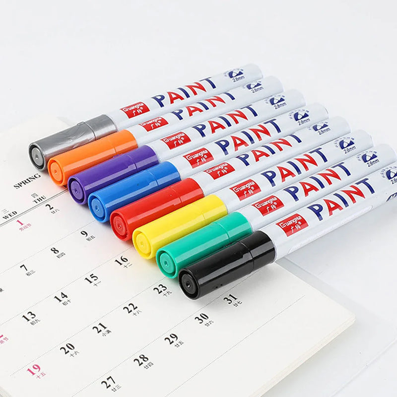 Waterproof Permanent Paint Marker for Cars and Wheels