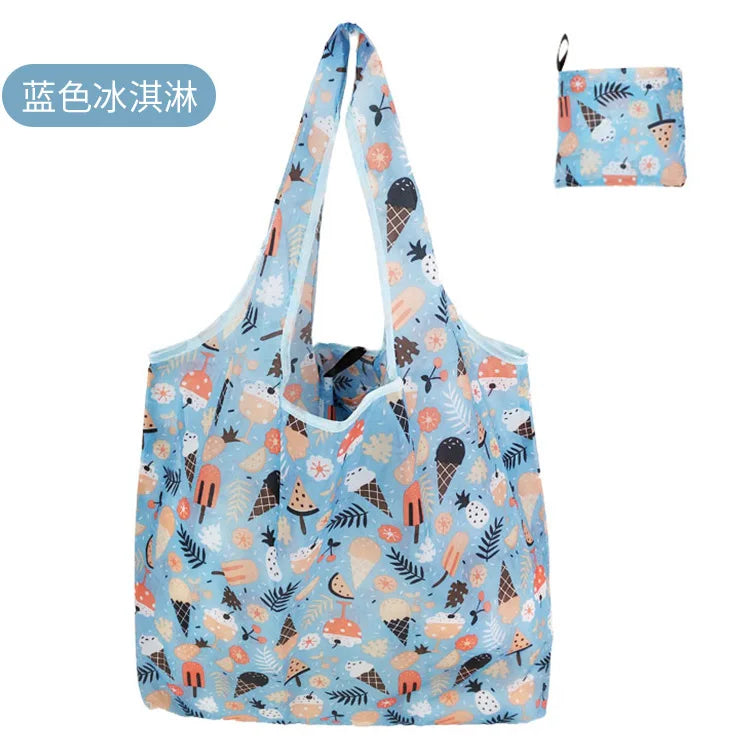 Large Foldable Reusable Shopping Tote Bag