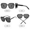 Oversized Quadratische Sonnenbrille mit UV400-Schutz