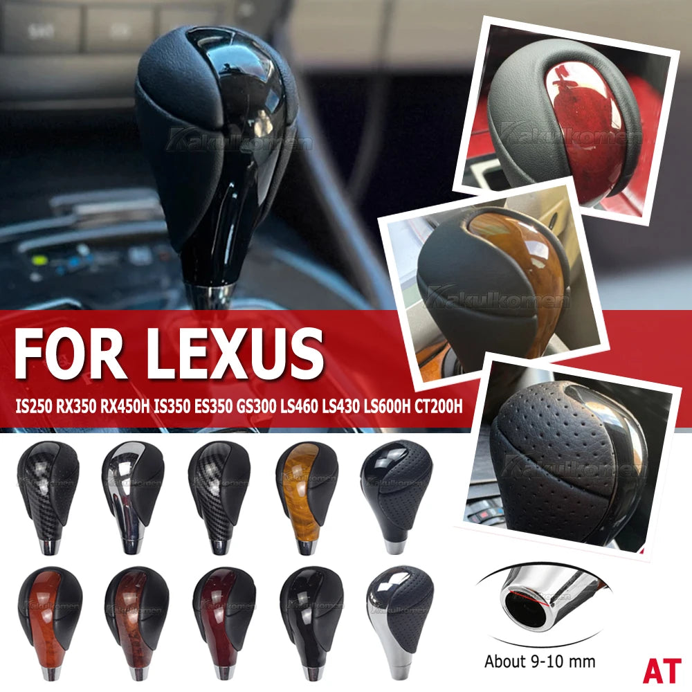 Premium Leather & ABS Automatic Gear Shift Knob