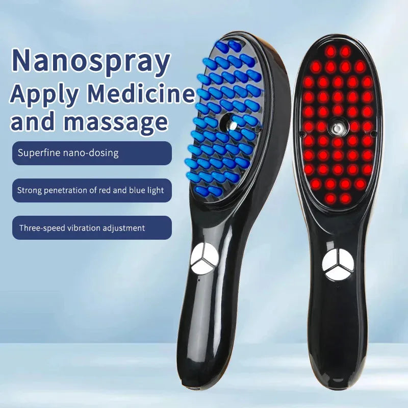Electric Scalp Massage Comb with LED Light Therapy