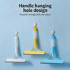 Three handle hanging hole design window cleaning squeegee with spray bottle and microfiber cloth