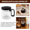 16oz Borosilicate Glass Coffee Mug with Lid