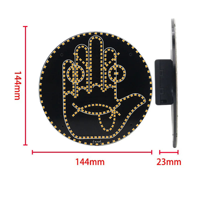 Remote-Controlled LED Palm Light