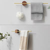 Adjustable Wood Towel Rack