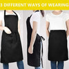 Adjustable Solid Color Kitchen Apron with Pocket