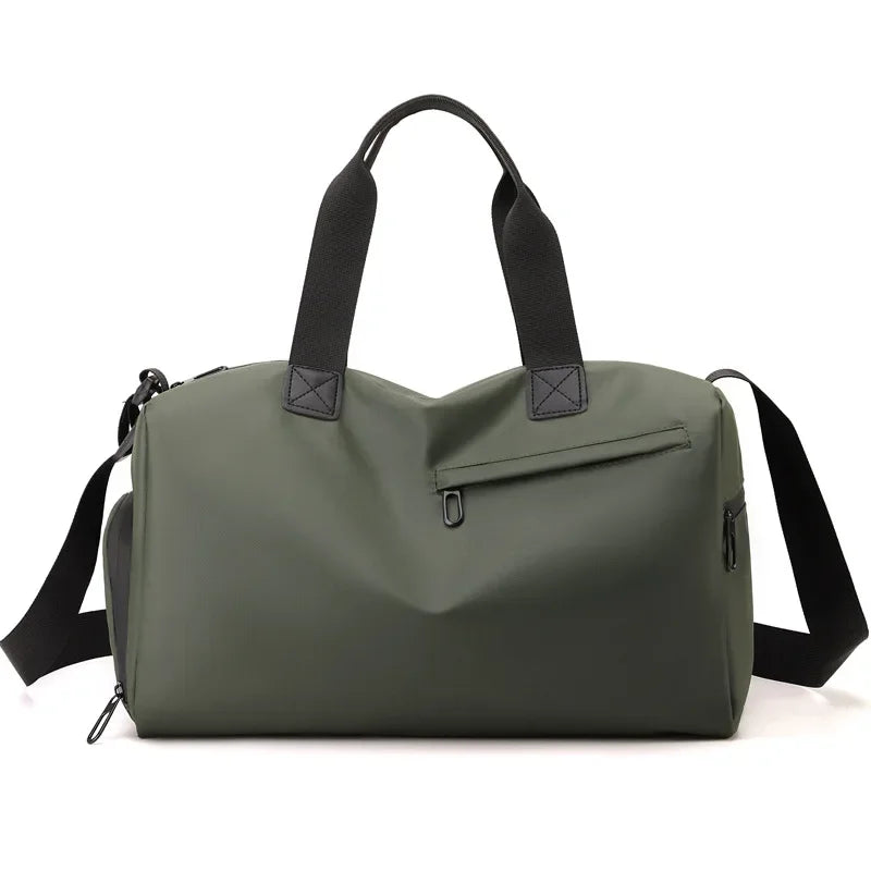 Versatile Travel Gym Bag with Wet/Dry Separation