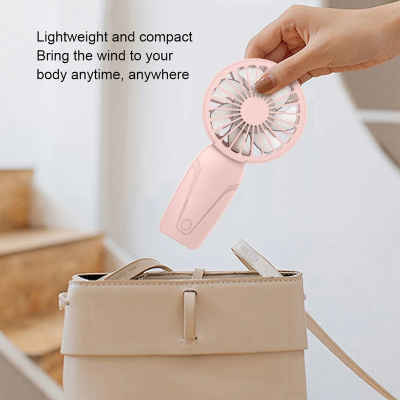 Pocket-Sized USB Rechargeable Handheld Fan