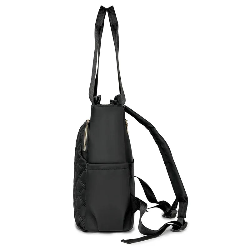 Quilted 2-in-1 Tote and Rucksack for Women