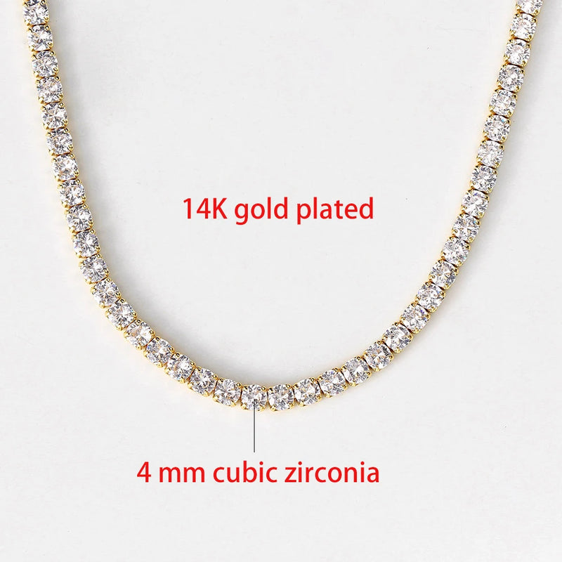 Iced-Out Tennis Choker Necklace