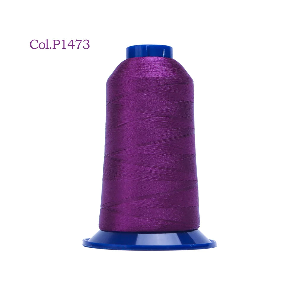 High-Tenacity Polyester Embroidery Thread (120D/2, 40wt) for Home & Industrial Machines